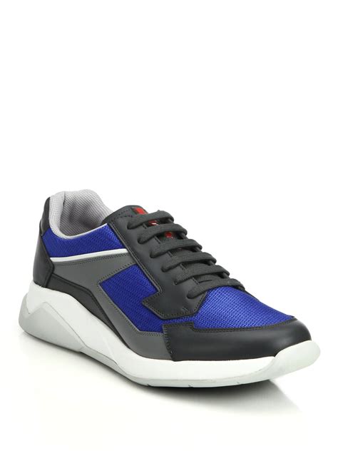 grey prada runners|Prada shoes.